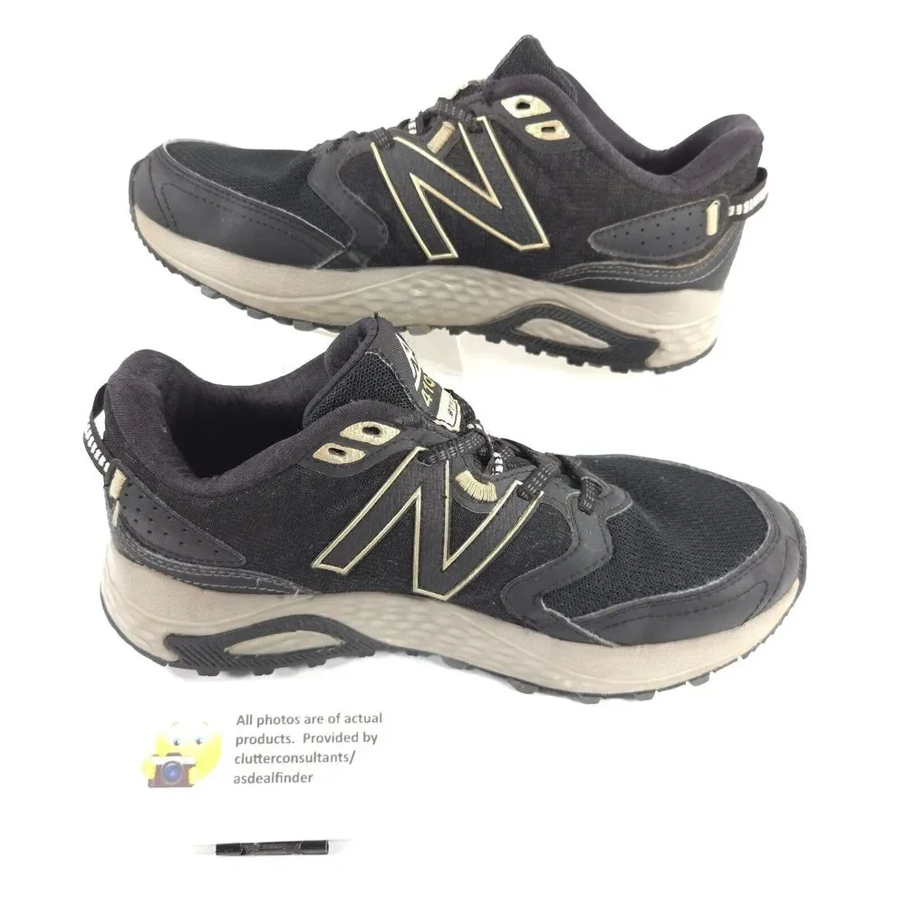 New Balance 410 Athletic Lace Up Running Shoe Womens Size 7 WT410LK7 Black